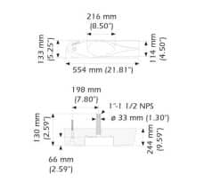 Airmar-b275 dimension