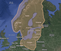 C-MAP BALTIC SEA CONTINENTAL-4D M-EN-D055-MS cartographie marine
