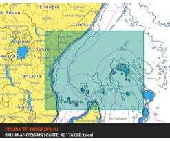 C-MAP PEMBA TO MOGADISHU-4D M-AF-D220-MS cartographie marine