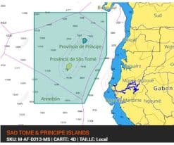 C-MAP SAO TOME & PRINCIPE ISLANDS-4D M-AF-D213-MS cartographie marine_1