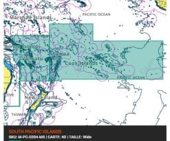 C-MAP SOUTH PACIFIC ISLANDS-4D M-PC-D204-MS cartographie marine