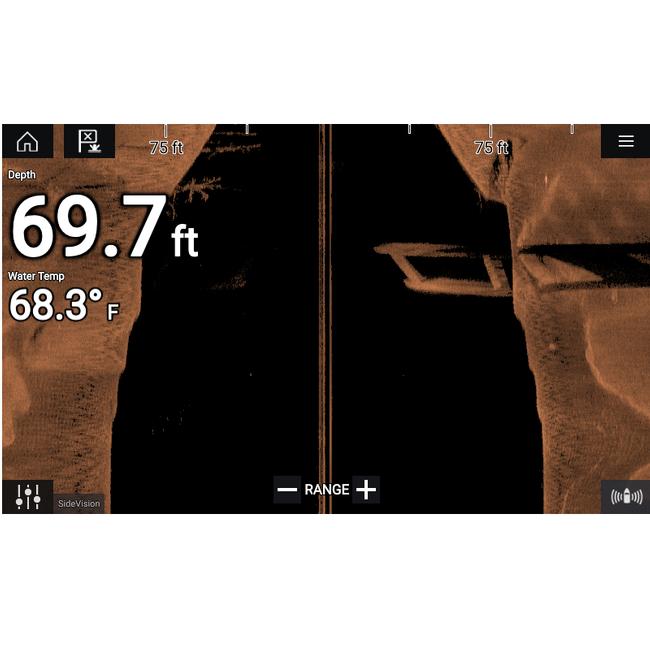 raymarine axiom RV chirp sidevision