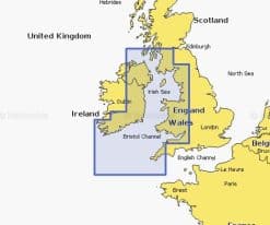 Carte marine Navionics Platinium+ NPEU004R - Irish Sea - 010-C1311-40