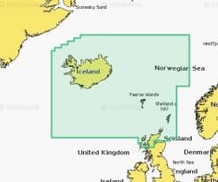 Carte marine Navionics Platinium+ NPEU043R - Iceland to Orkney - 010-C1325-40