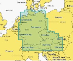 Carte marine Navionics Platinium+ NPEU060R - Germany, Lakes & Rivers - 010-C1334-40