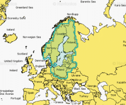Carte marine Navionics Platinium+ NPEU644L - Baltic Sea - 010-C1352-40