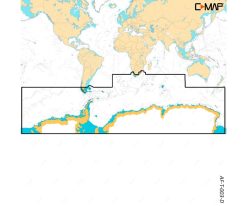 C-MAP DISCOVER X - ANTARCTICA M-AF-T-003-D-MS cartographie marine