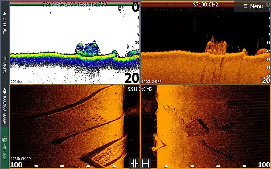 Image SideScan, 2D, DownScan
